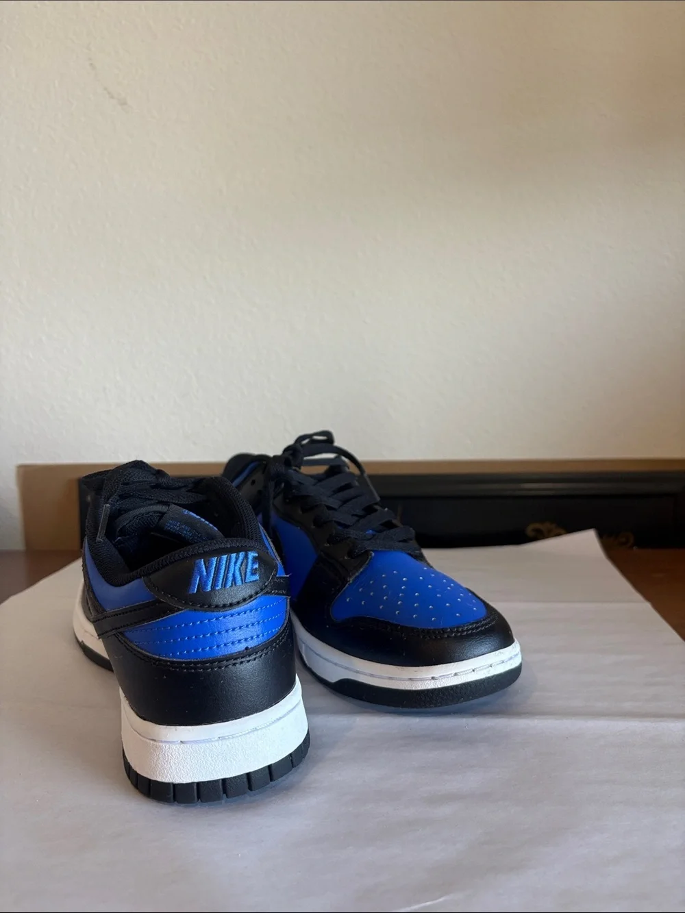 Nike Black and Blue dunks